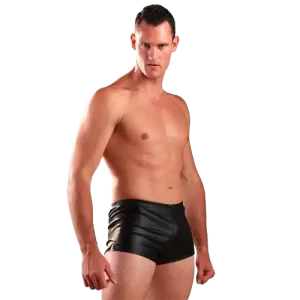Leatherette Men's Shorts