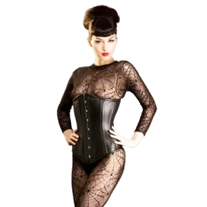 Leather Vampira Corset