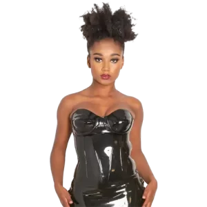 Latex Sweetheart Sculpted Top