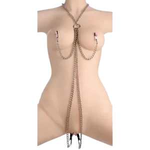 Collar Nipple and Clit Clamp Set